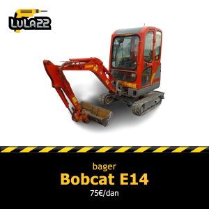 Iznajmljivanje bagera BobCat E14