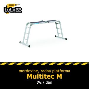 Multitec M - radna platforma, merdevine